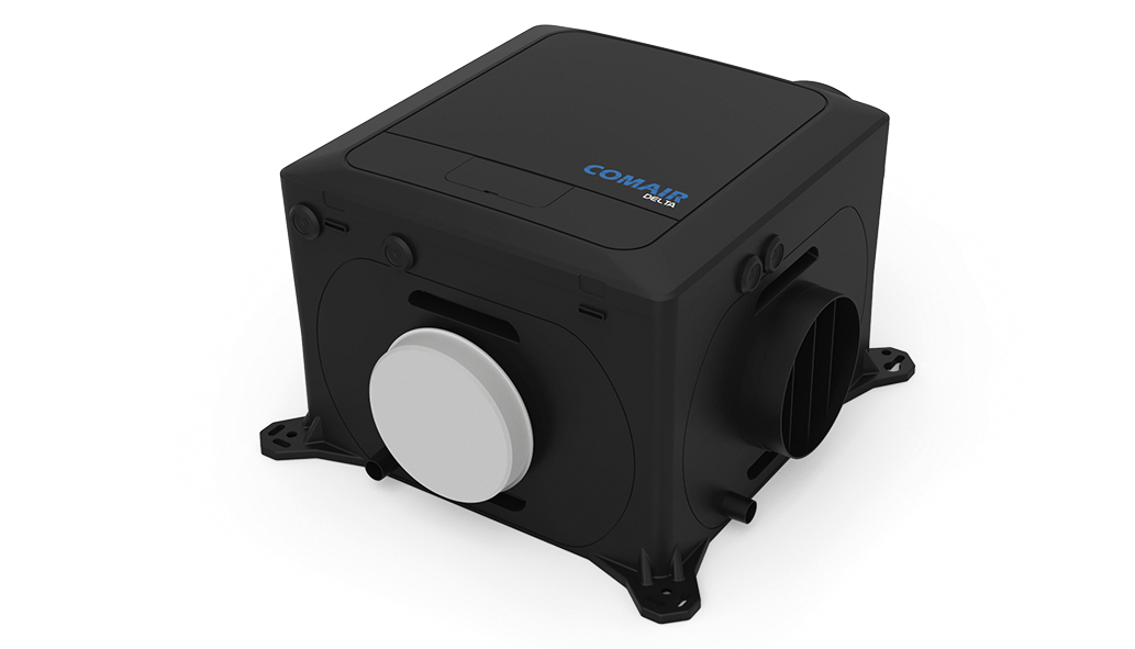 9099001282 Woonhuisventilator 3x rond  Ø125mm